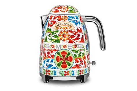 smeg dolce gabbana cafetiere|smeg dolce and gabbana kettle.